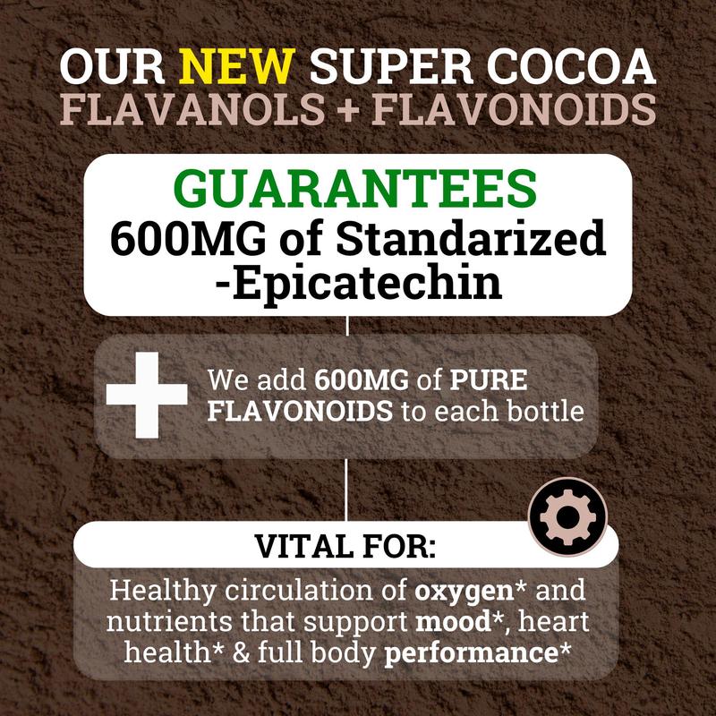 High-Flavanol Cocoa Powder for Daily Energy, Circulation & Performance Support