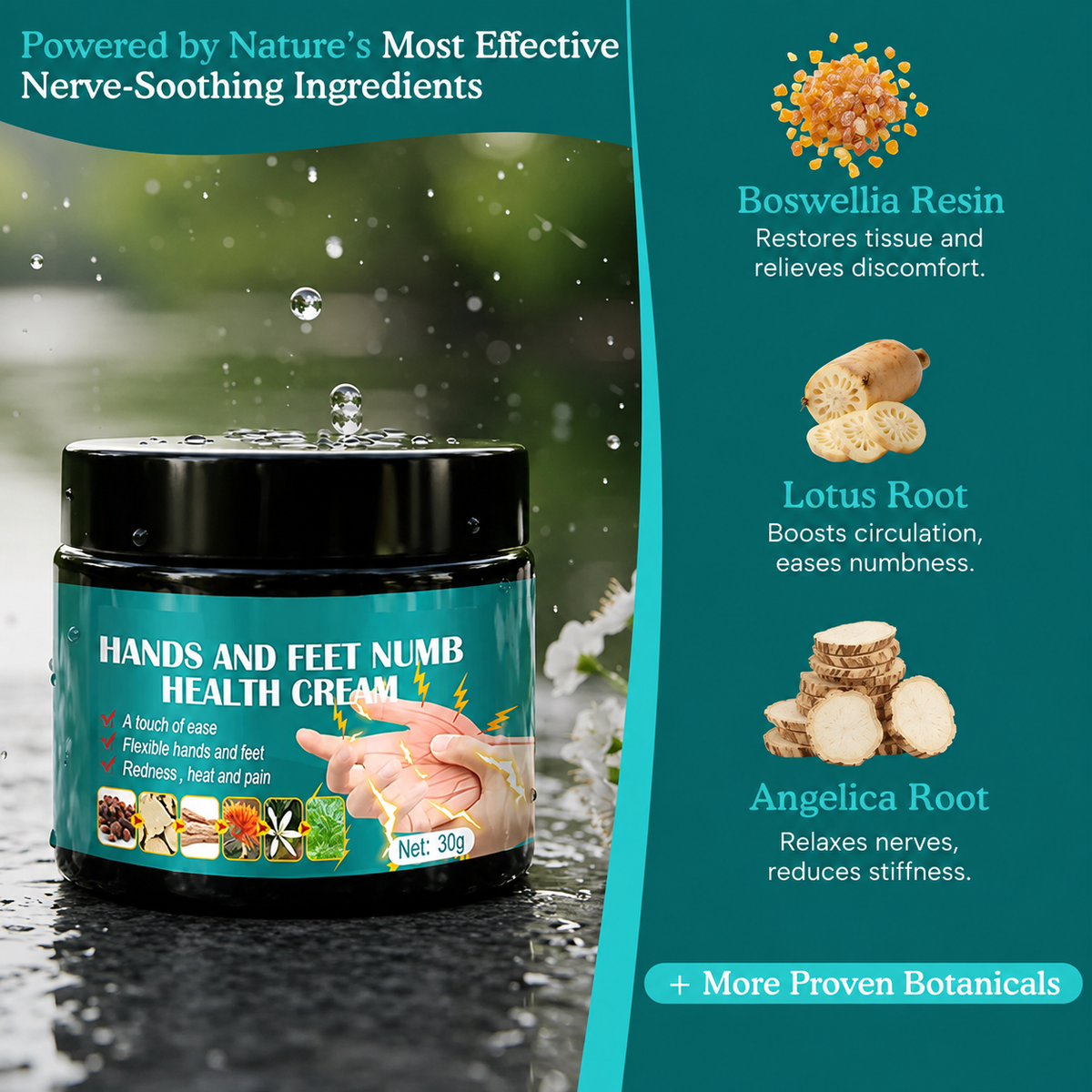 Hand & Foot Comfort Cream – Soothe, Moisturize & Restore Dry Skin