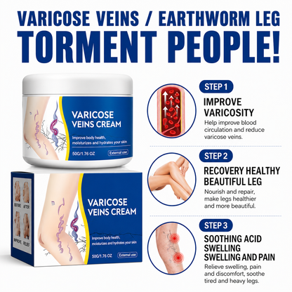 Varicose Vein Relief Cream for Heavy & Tired Legs