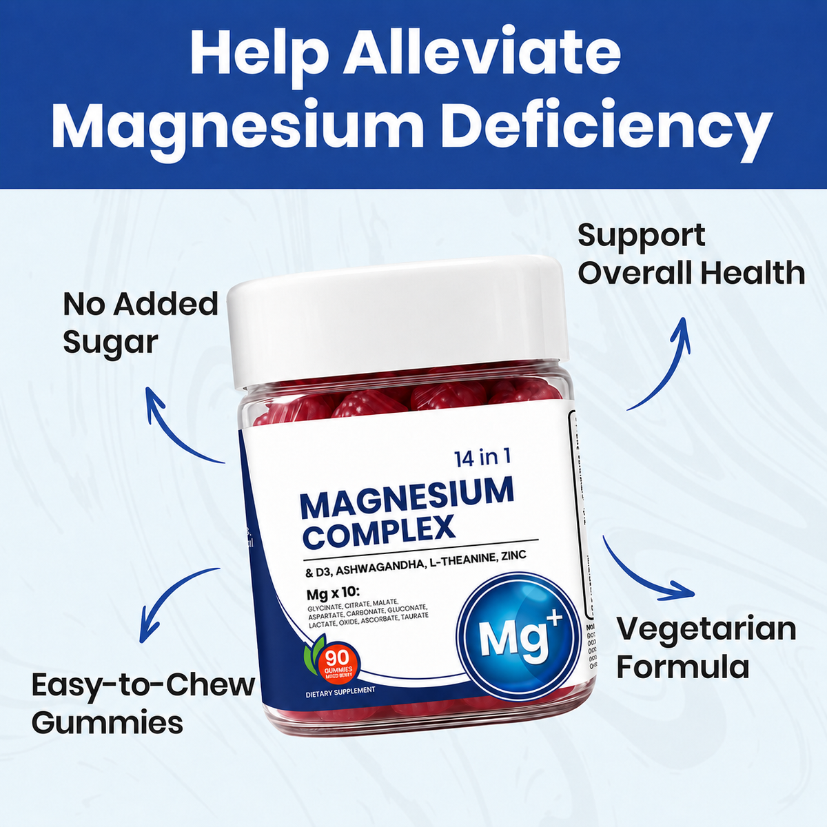 Magnesium Complex Gummies – Calm, Sleep & Daily Wellness Support