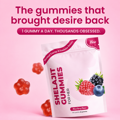 SheLajit Gummies for Her – Energy, Mood & Feminine Vitality
