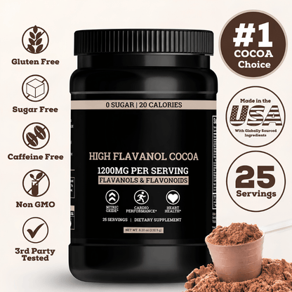 High-Flavanol Cocoa Powder for Daily Energy, Circulation & Performance Support